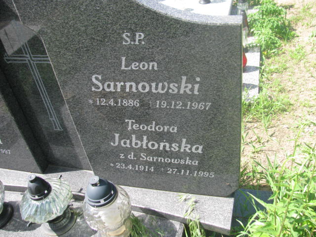 Jan Jabłoński 1907 Bydgoszcz - Grobonet - Wyszukiwarka osób pochowanych