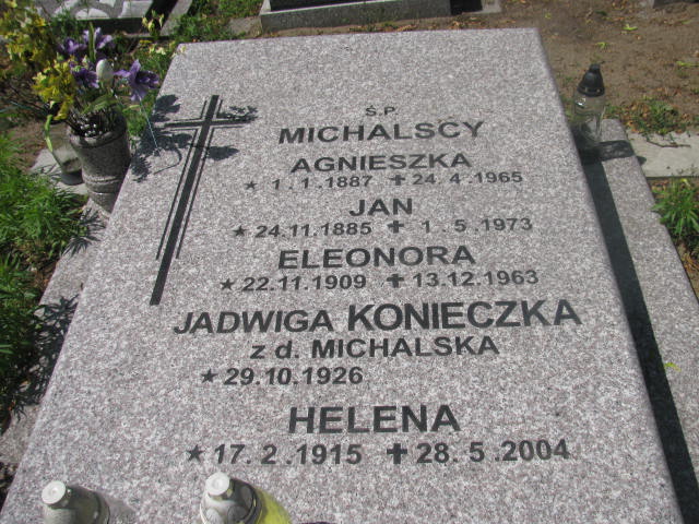 Agnieszka Michalska 1887 Bydgoszcz - Grobonet - Wyszukiwarka osób pochowanych