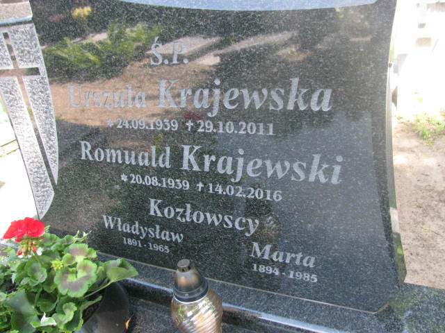 Marta Kozłowska 1894 Bydgoszcz - Grobonet - Wyszukiwarka osób pochowanych