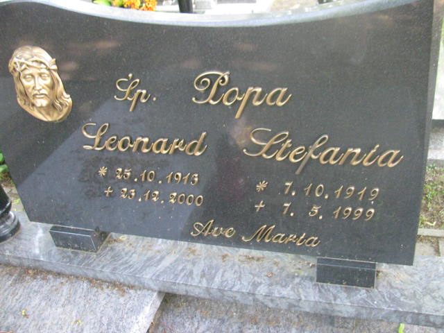 Leonard Popa 1913 Bydgoszcz - Grobonet - Wyszukiwarka osób pochowanych