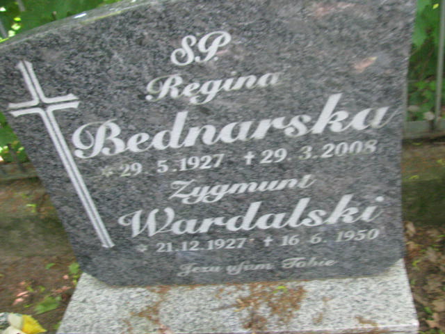 Zygmunt Wardalski 1927 Bydgoszcz - Grobonet - Wyszukiwarka osób pochowanych