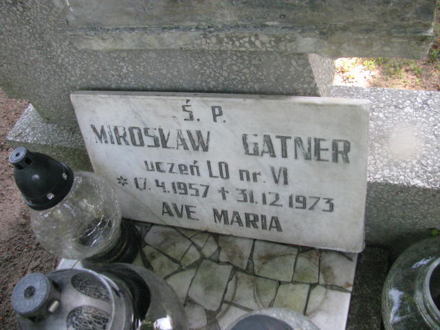 Mirosław Gatner 1957 Bydgoszcz - Grobonet - Wyszukiwarka osób pochowanych