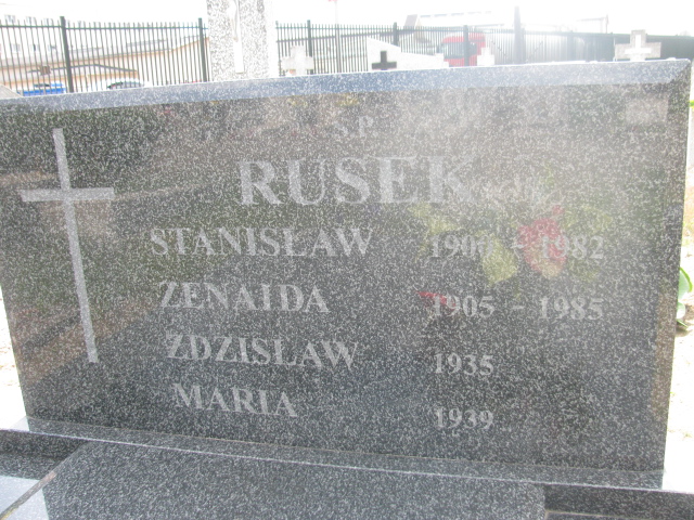 Zdzisław Rusek 1935 Bydgoszcz - Grobonet - Wyszukiwarka osób pochowanych