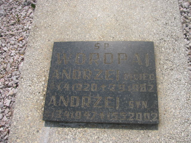Andrzej Woropaj 1920 Bydgoszcz - Grobonet - Wyszukiwarka osób pochowanych