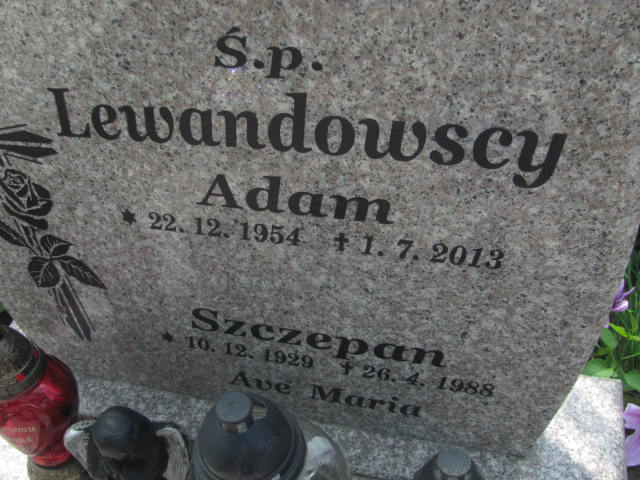 Adam Lewandowski 1954 Bydgoszcz - Grobonet - Wyszukiwarka osób pochowanych