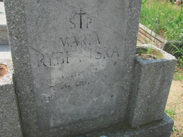 Maria Rybiańska 1890 Bydgoszcz - Grobonet - Wyszukiwarka osób pochowanych