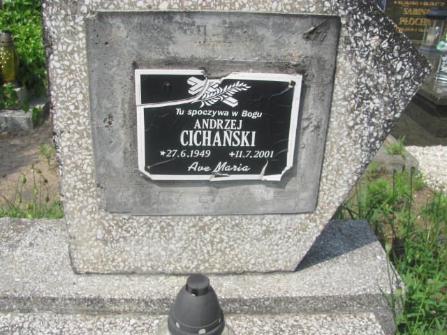 Andrzej Cichański 1949 Bydgoszcz - Grobonet - Wyszukiwarka osób pochowanych