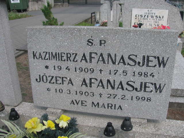 Kazimierz Afanasjew 1909 Bydgoszcz - Grobonet - Wyszukiwarka osób pochowanych