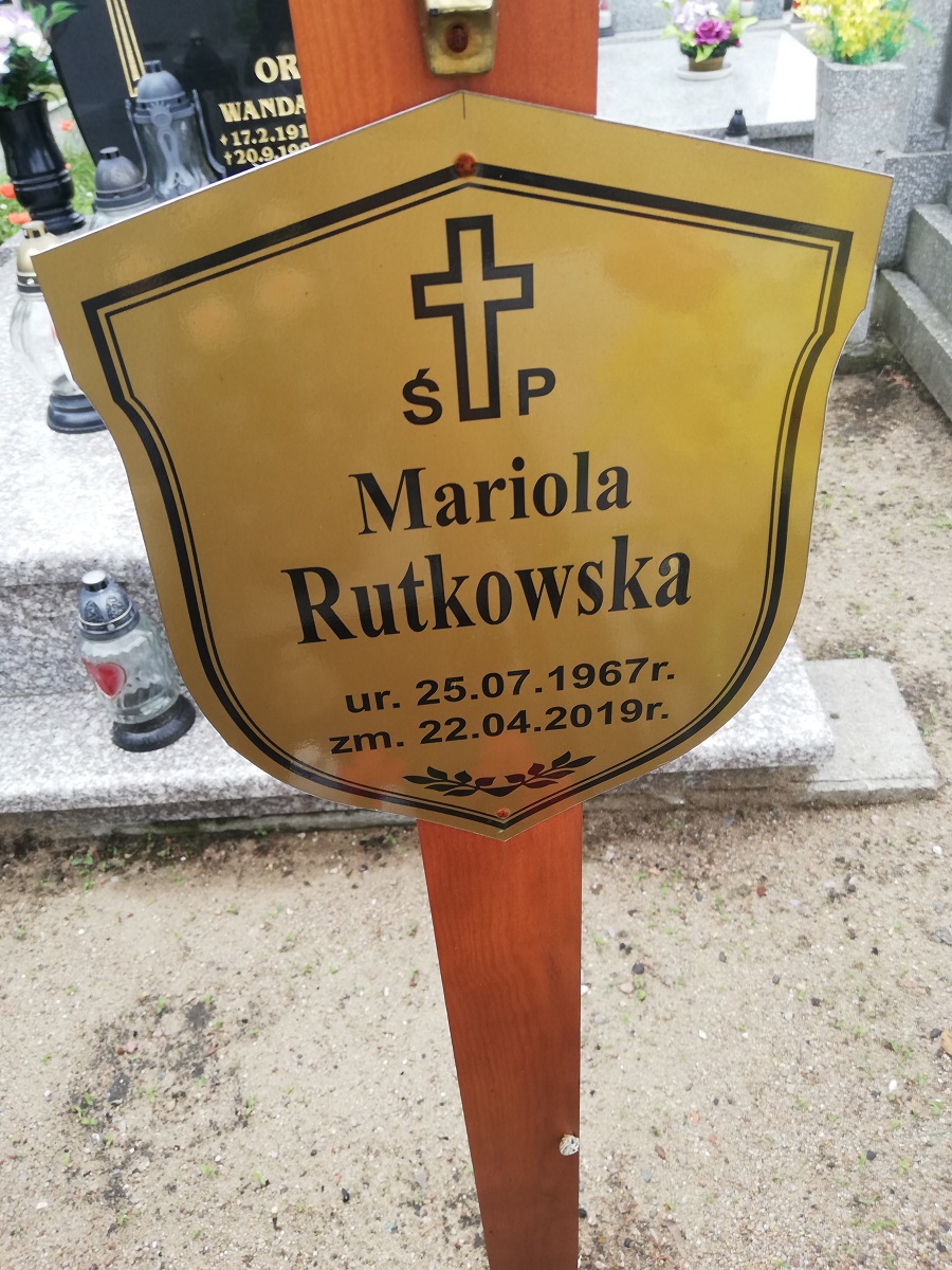 Grób Mariola Rutkowska