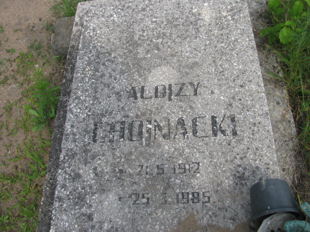 Alojzy Chojnacki 1912 Bydgoszcz - Grobonet - Wyszukiwarka osób pochowanych